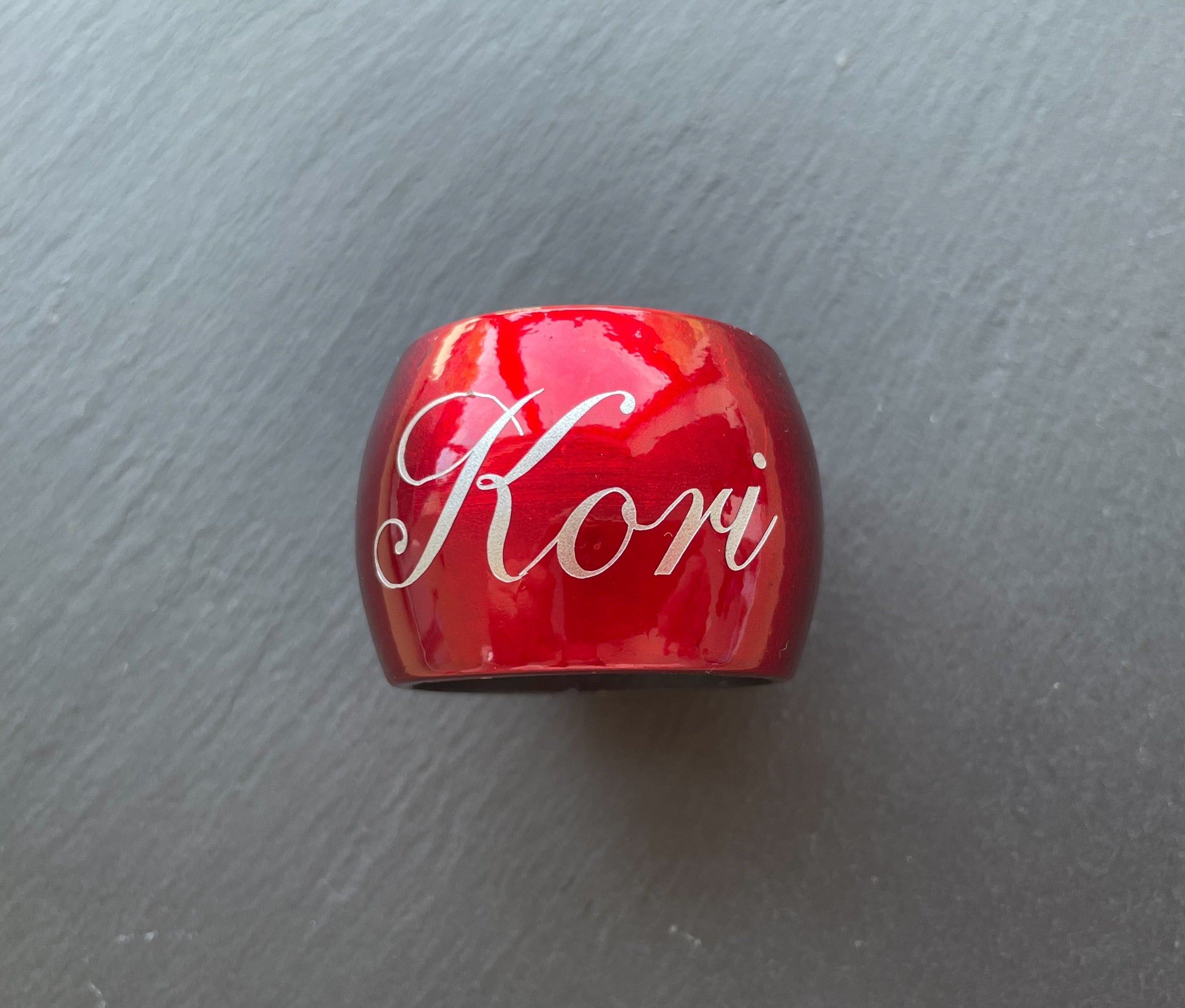 Personalised Napkin Rings: Custom Wedding Table Decor, Christmas table