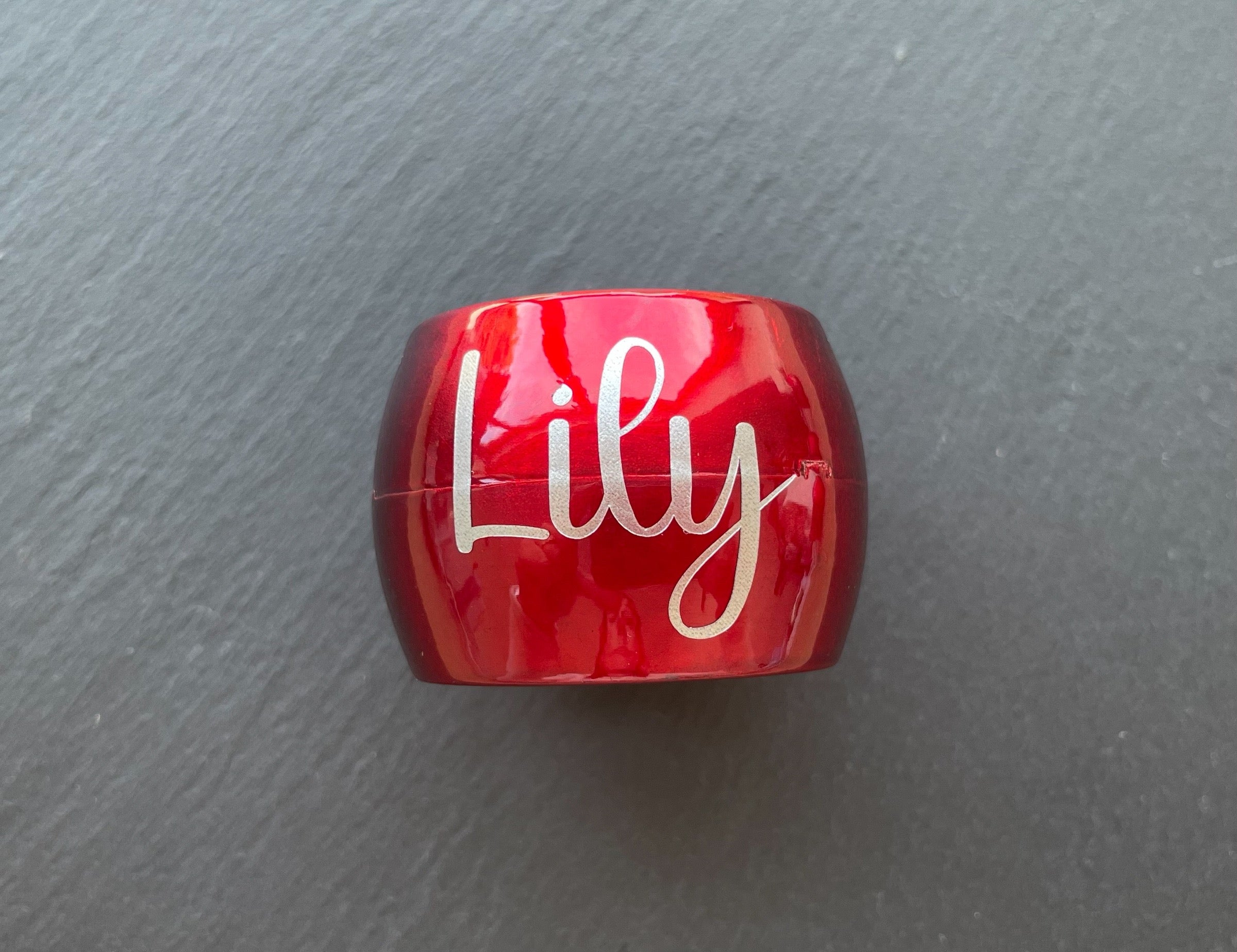 Personalised Napkin Rings: Custom Wedding Table Decor, Christmas table