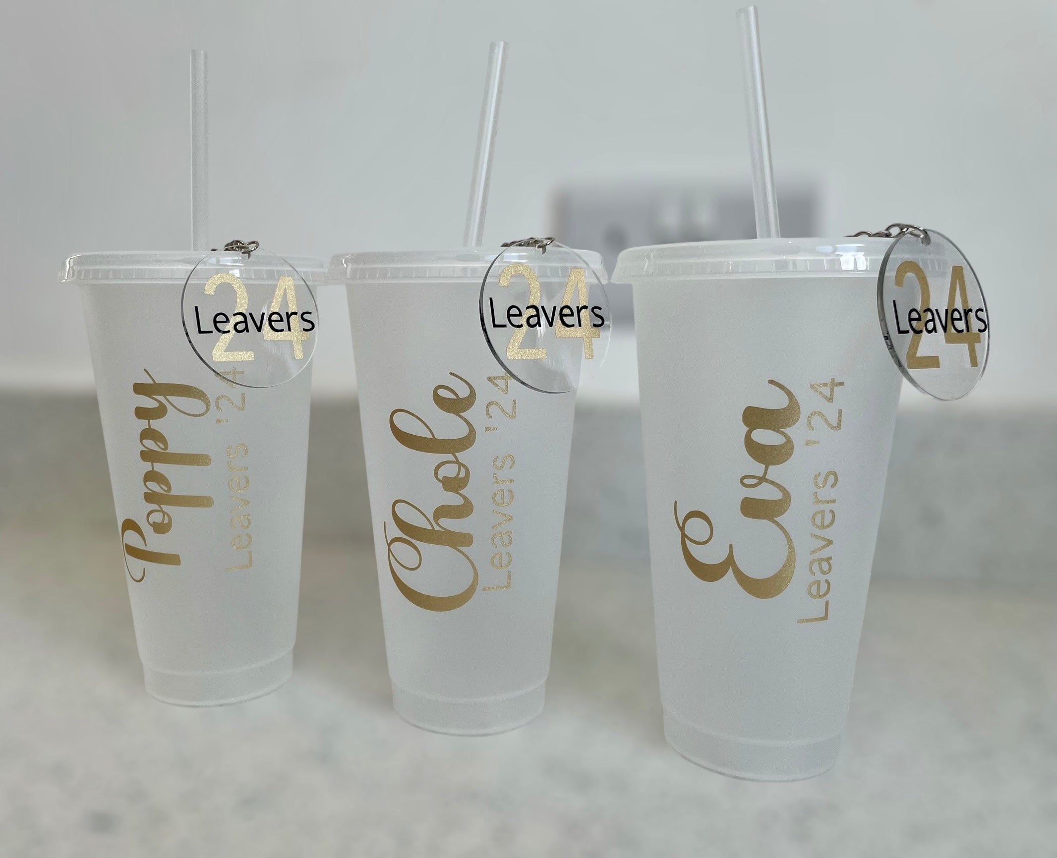Personalised School Leavers Cold Cups – Custom Name Graduation Cups for Class of 2026