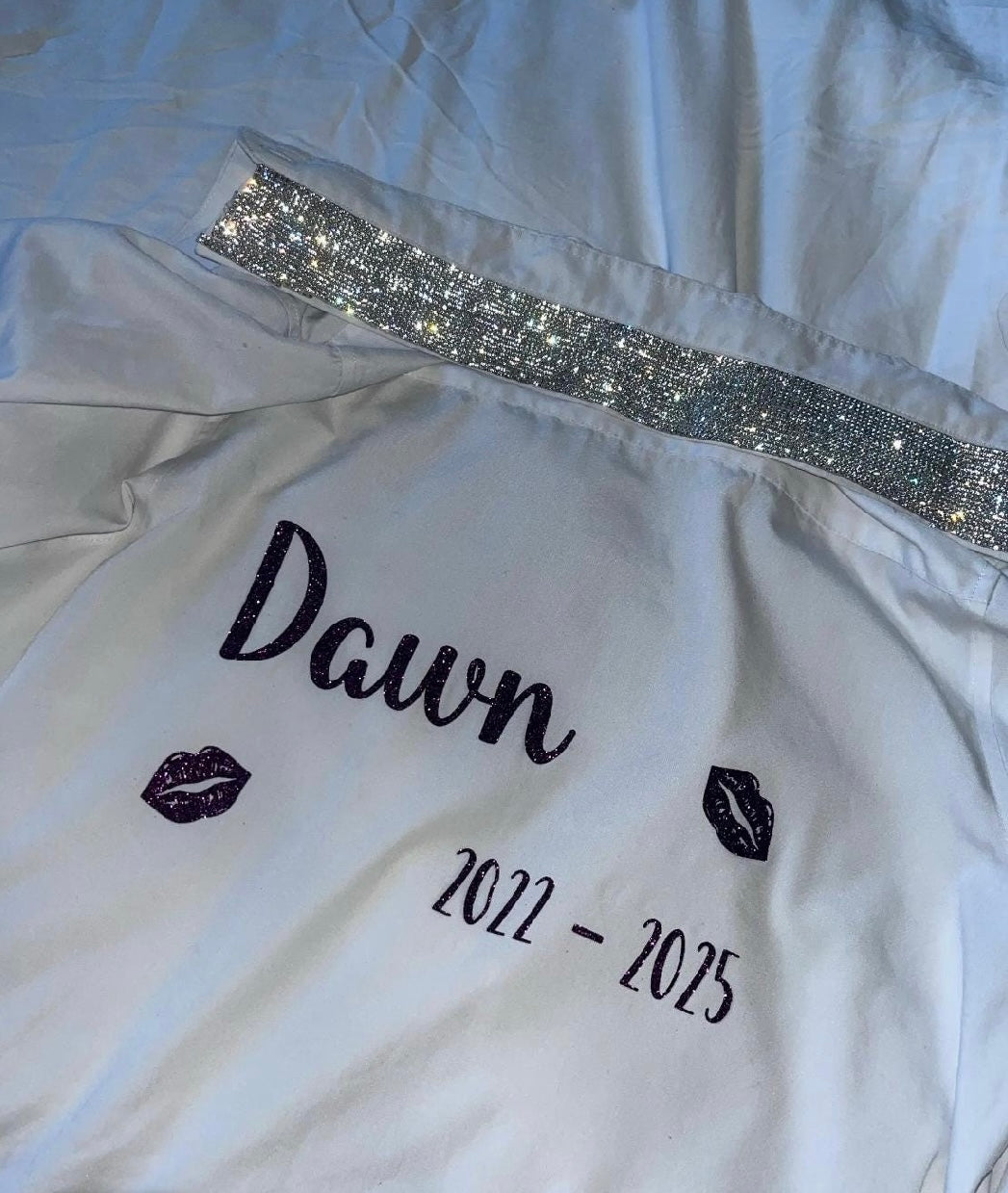 Personalised School Leavers Iron-On Name Decals – Custom Vinyl Stickers for Hoodies, T-Shirts & Jumpers
