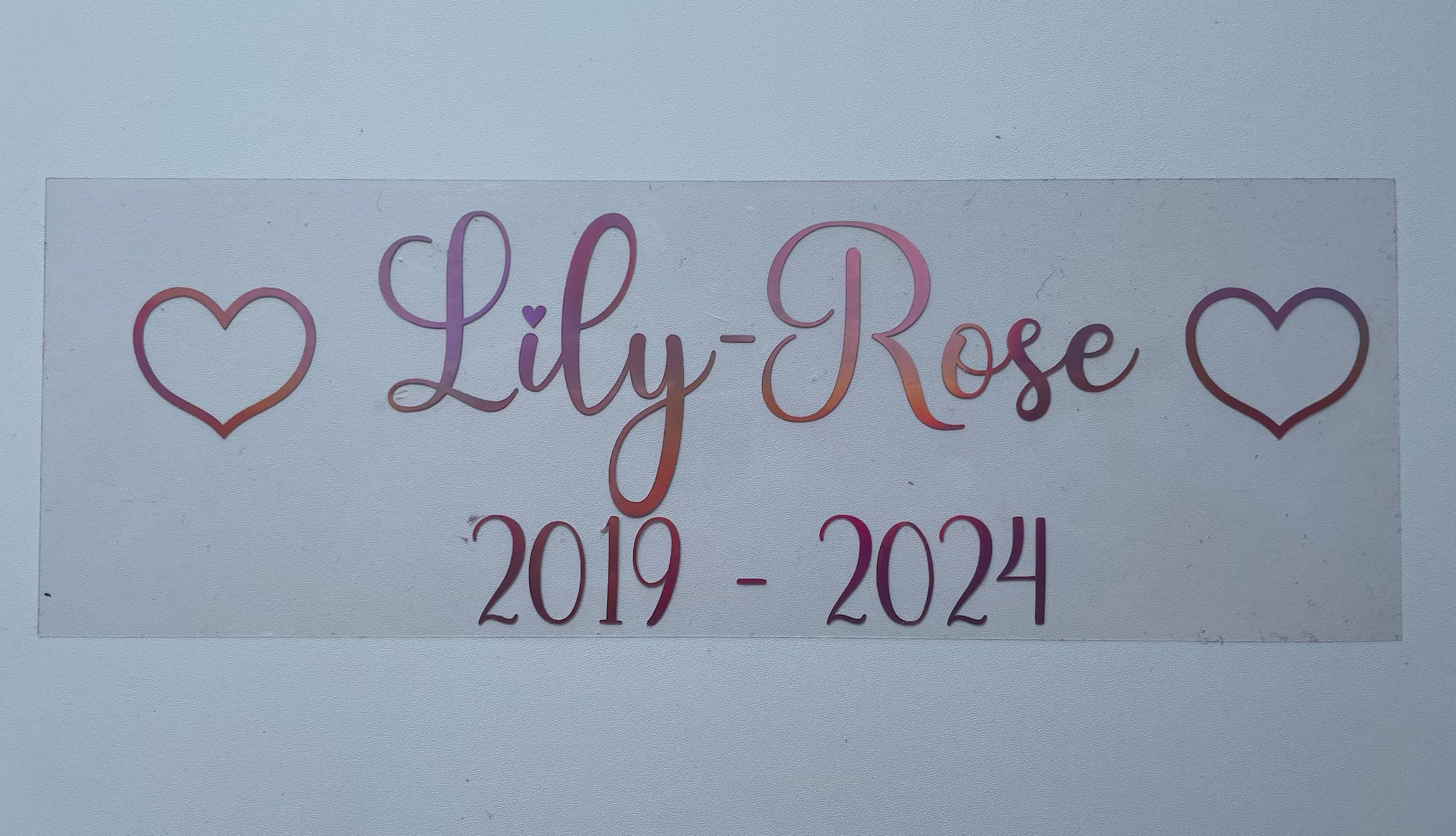 Personalised School Leavers Iron-On Name Decals – Custom Vinyl Stickers for Hoodies, T-Shirts & Jumpers
