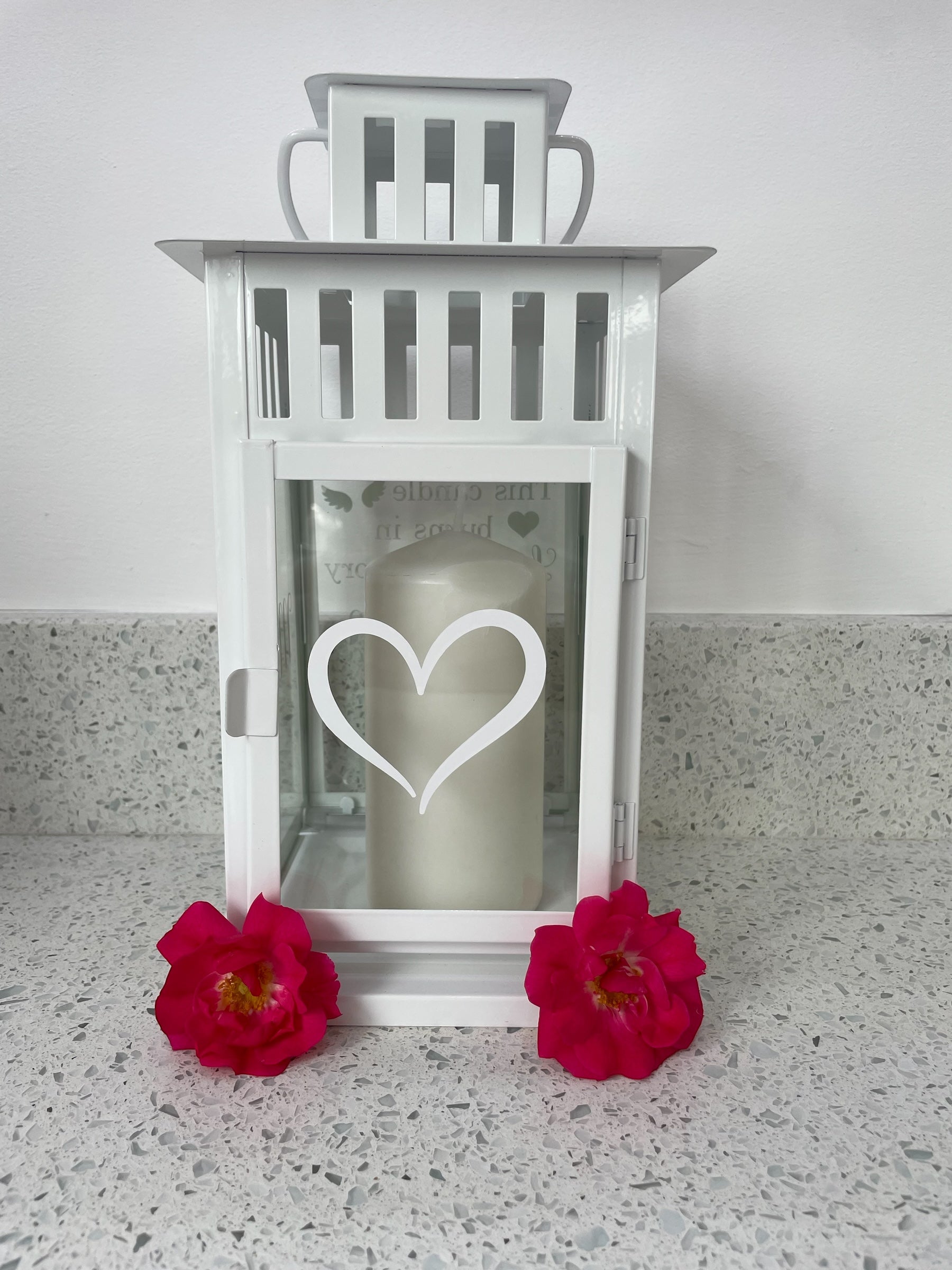 Personalised Memorial Lantern: Wedding Memory table piece
