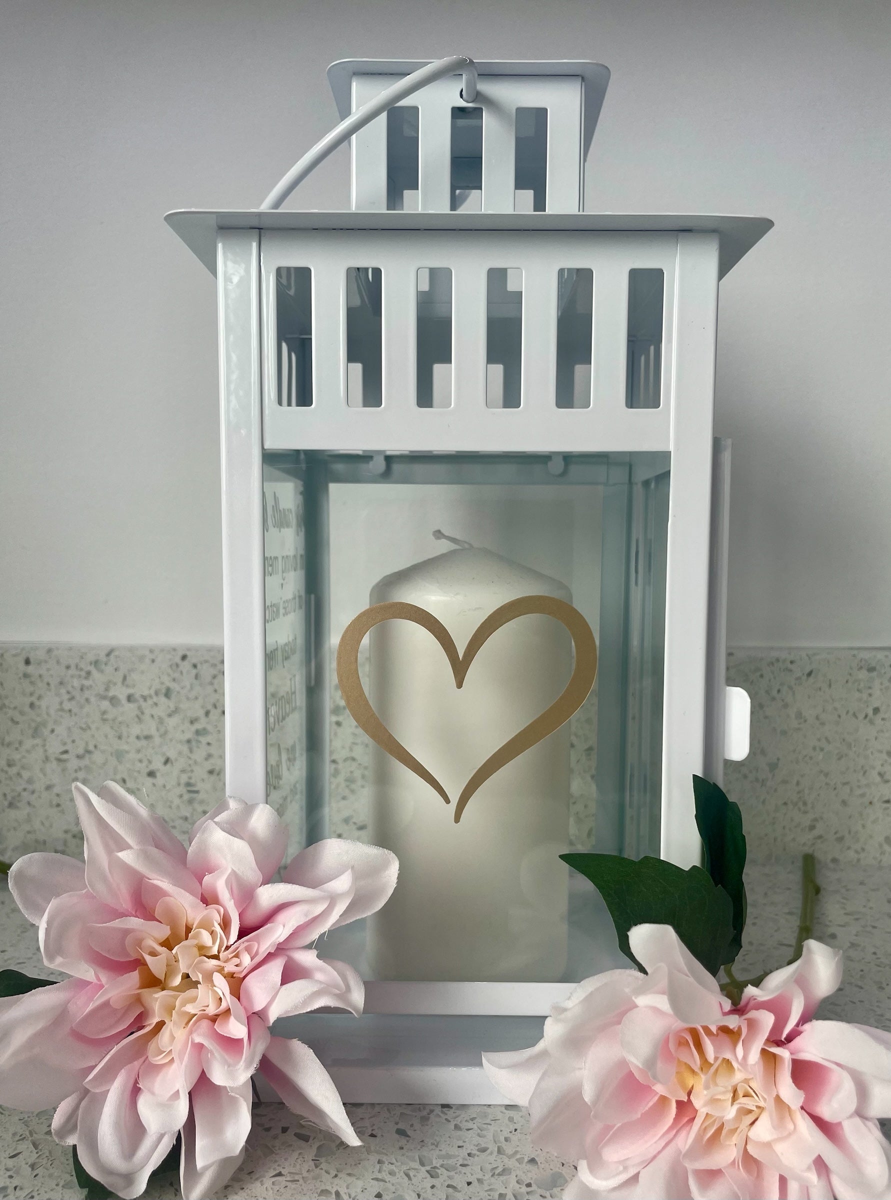 Personalised Memorial Wedding Lantern: Remembrance Candle Center piece