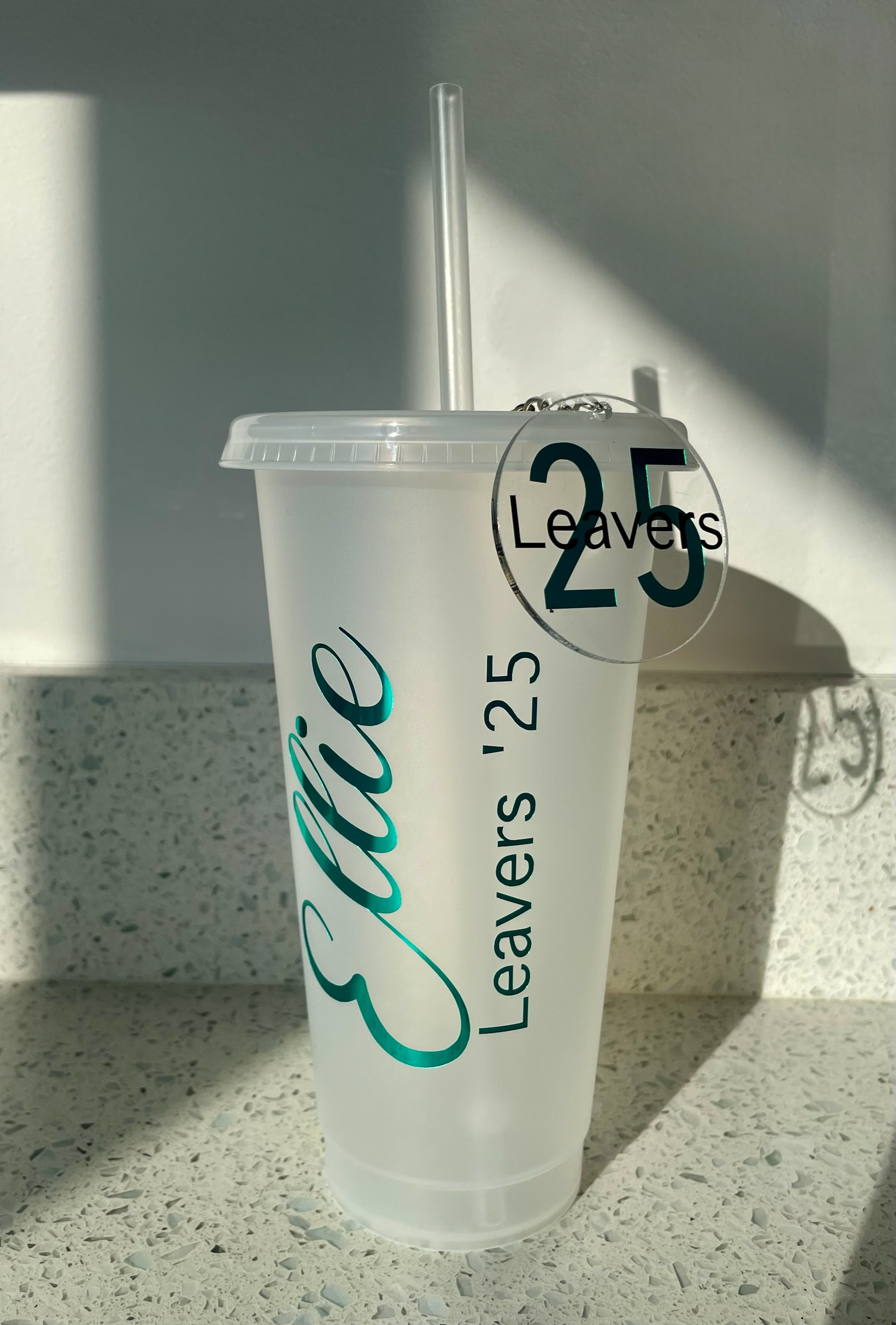 Personalised School Leavers Cold Cups – Custom Name Graduation Cups for Class of 2026