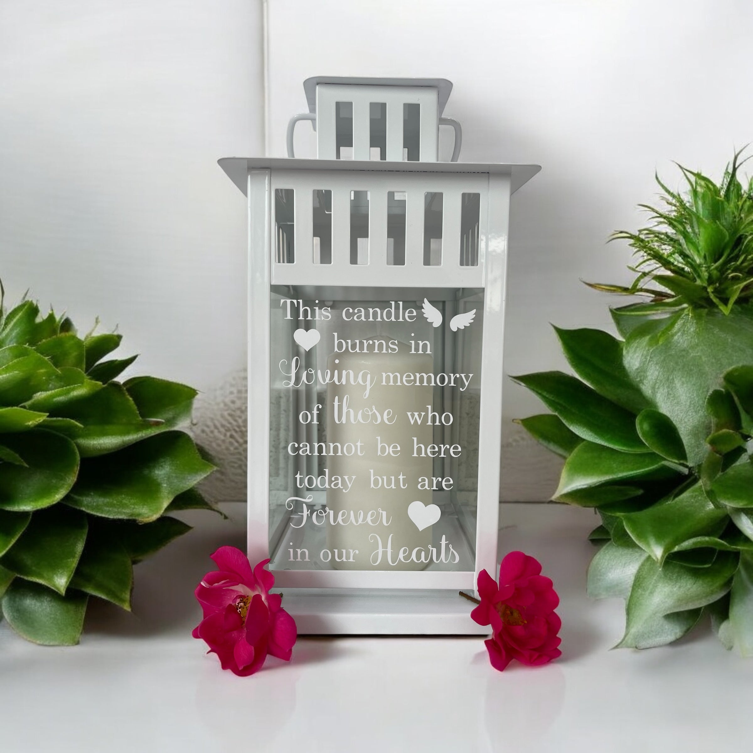 Personalised Memorial Lantern: Wedding Memory table piece