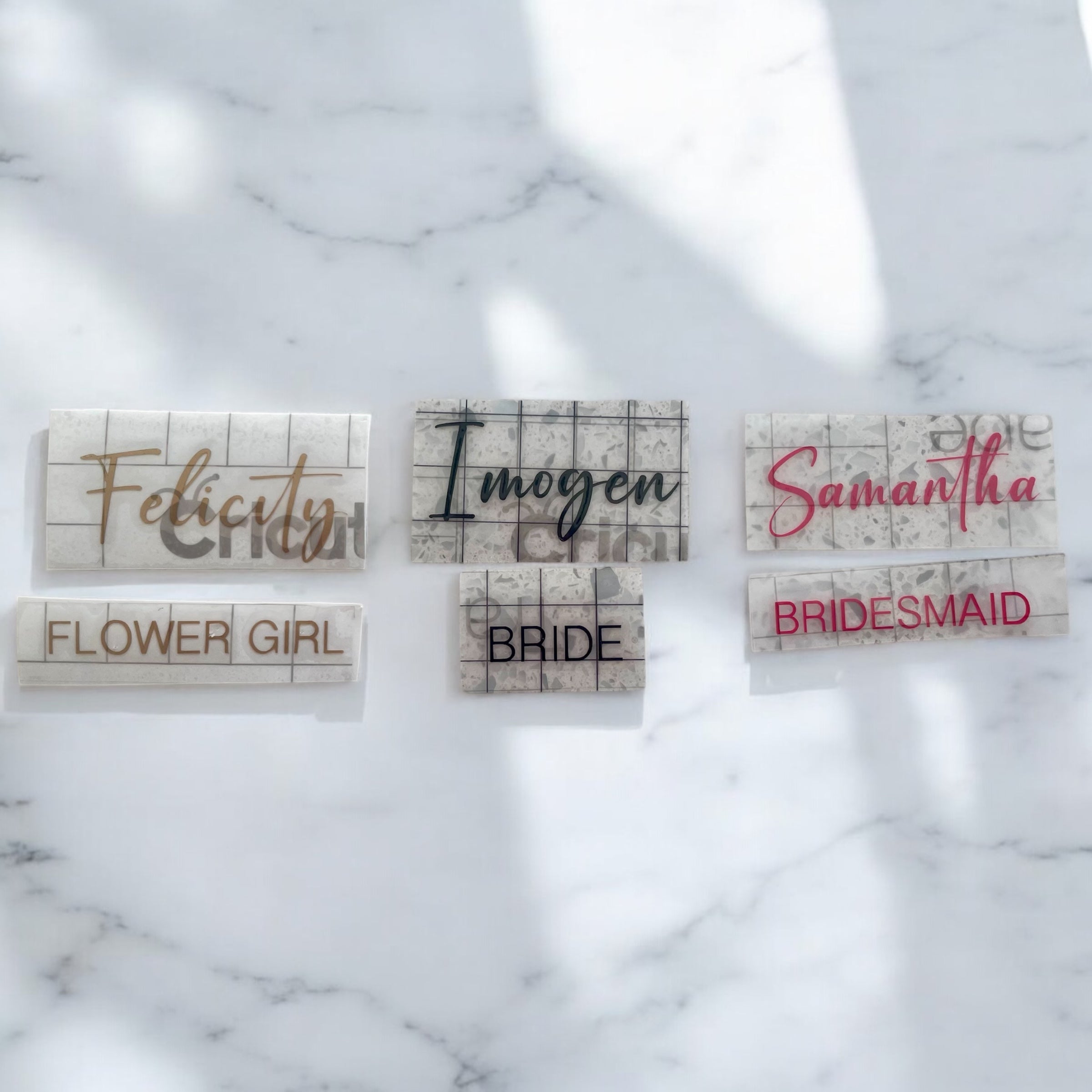 Personalised Wedding Hanger Decal / Custom Bridal Hanger Vinyl Transfer