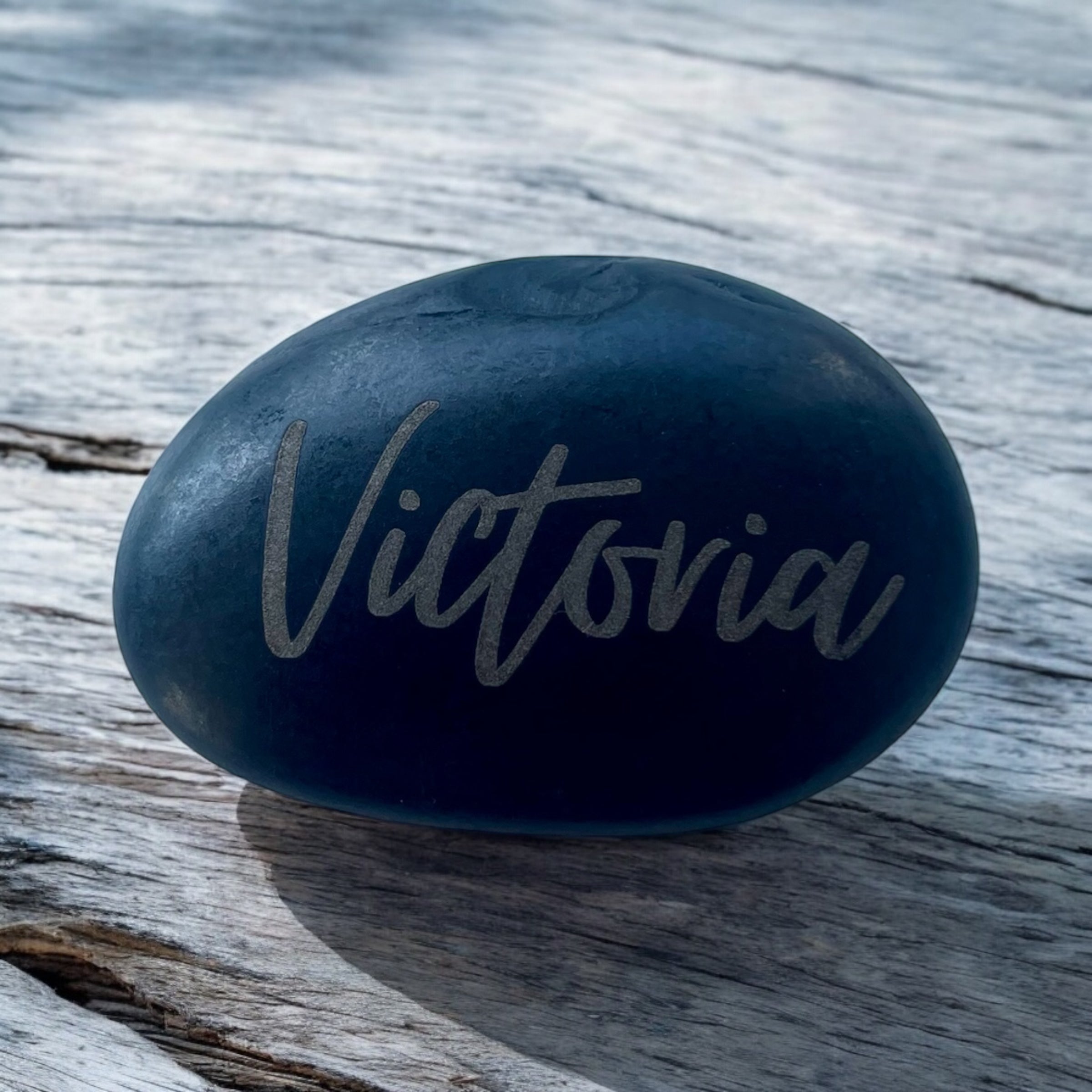 Personalised Engraved Pebbles | Wedding Favours & Place Names | Custom Stone Keepsake | Rustic Table Décor