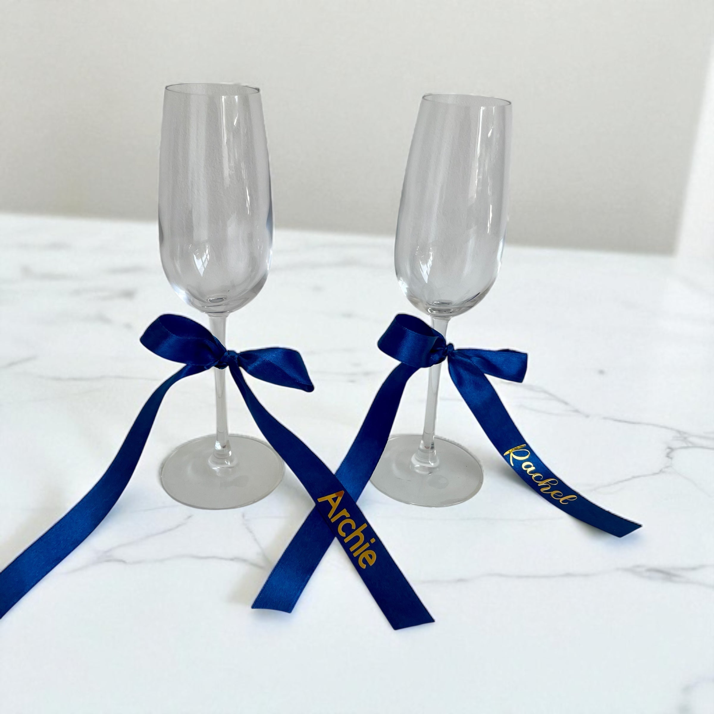 Personalised Satin Ribbon – Custom Name Printed Ribbon in Choice of Colours
