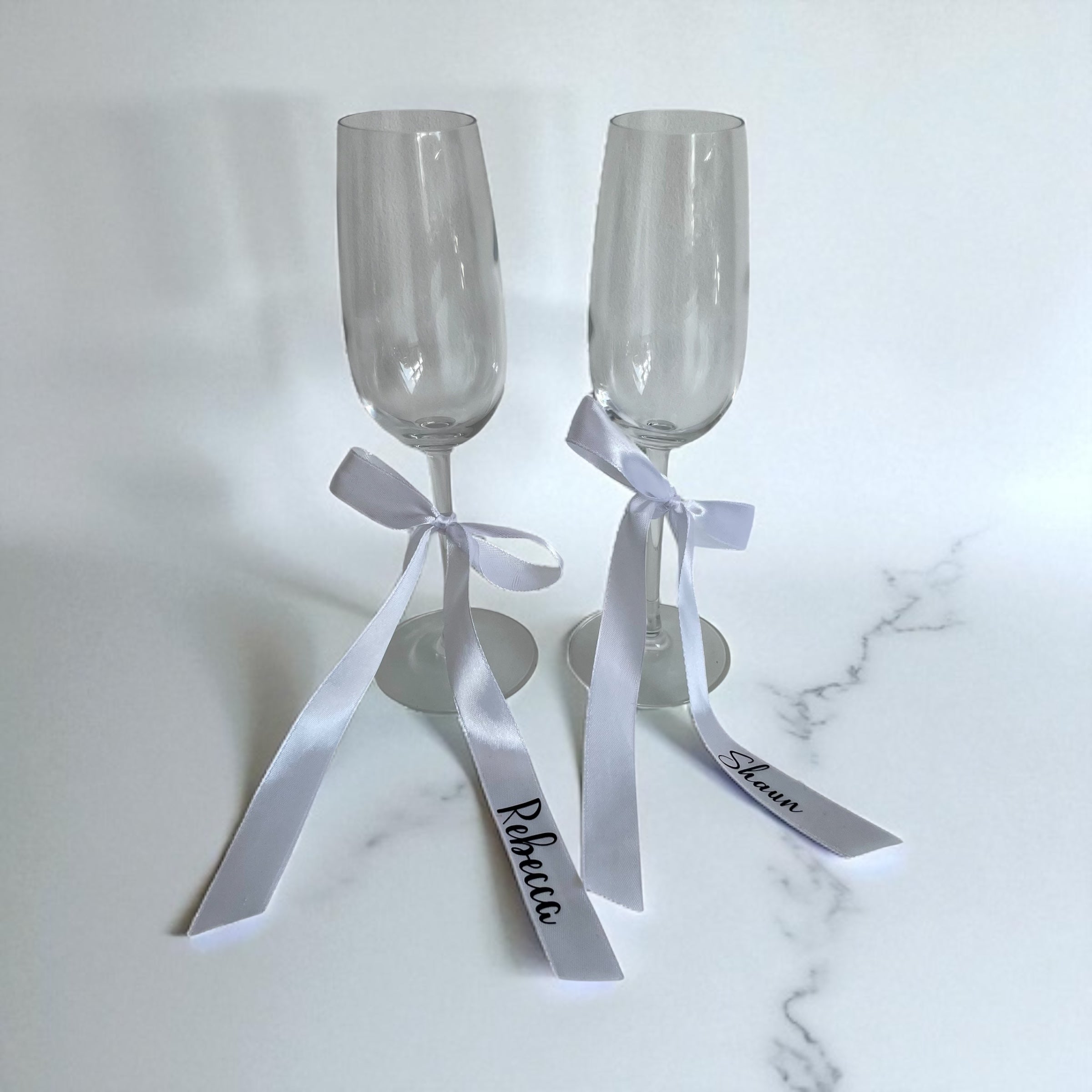 Personalised Satin Ribbon – Custom Name Printed Ribbon in Choice of Colours