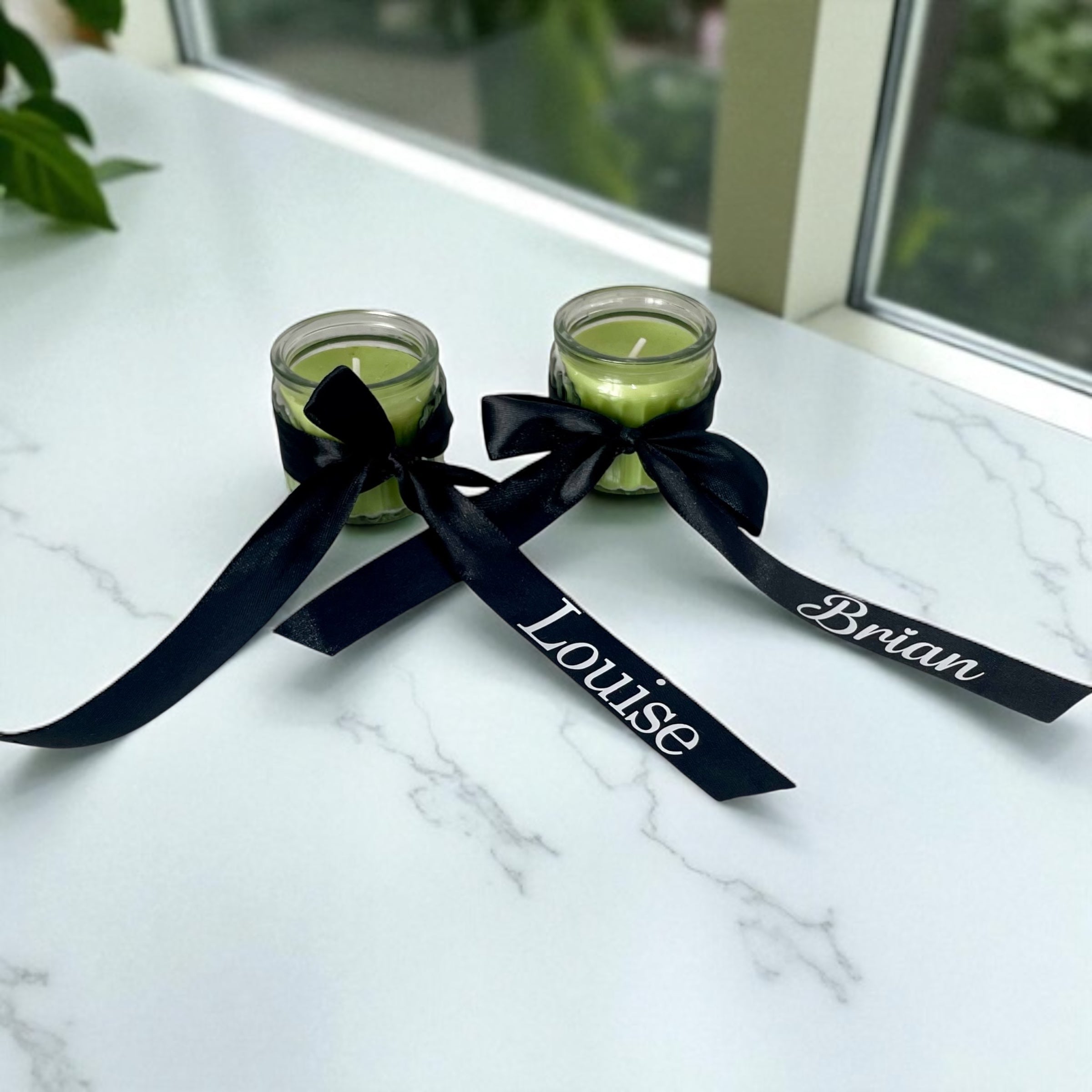 Personalised Satin Ribbon – Custom Name Printed Ribbon in Choice of Colours