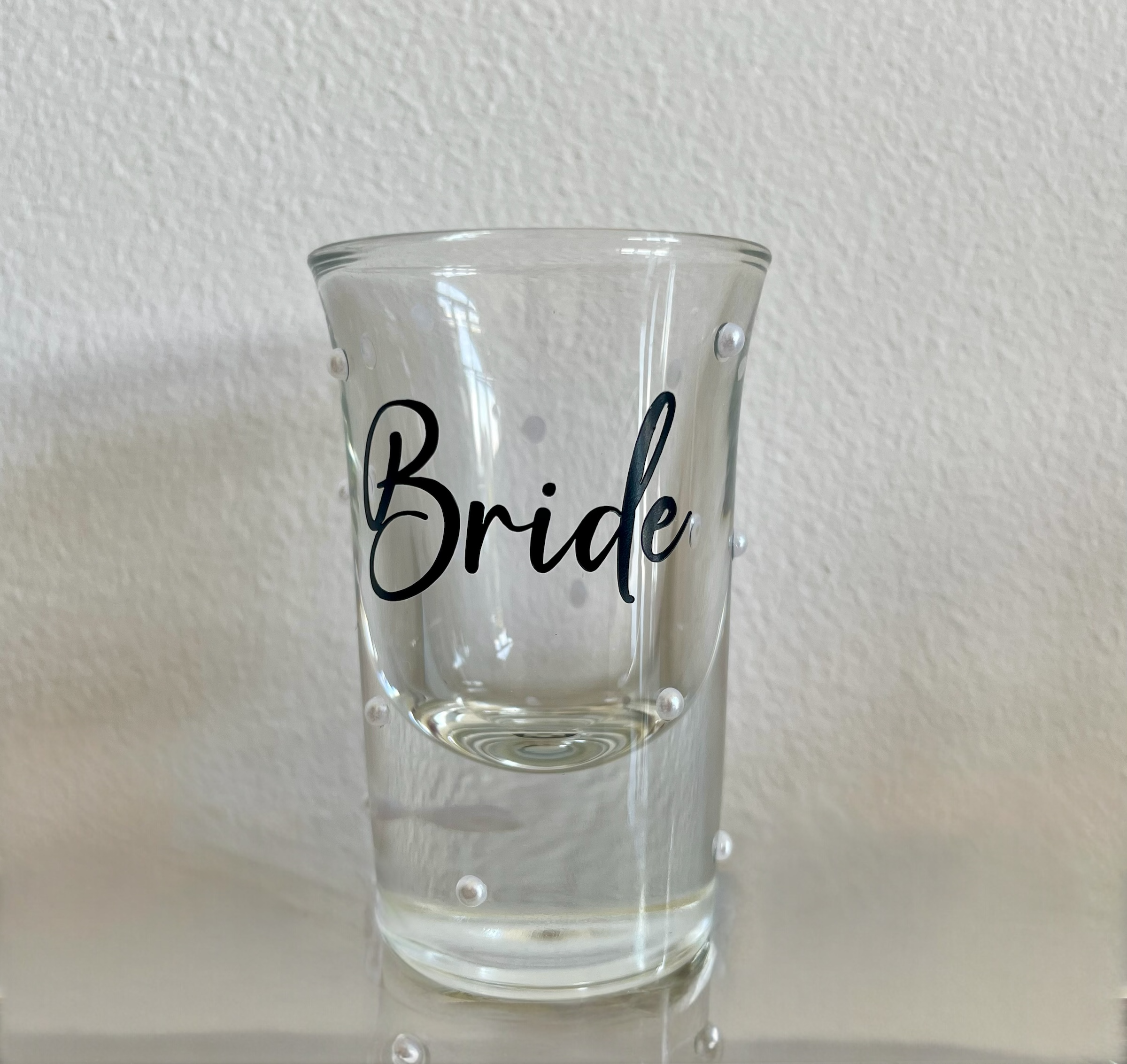 Personalised Bride & Groom Shot Glass Set | Custom Wedding Toast Keepsake Glasses