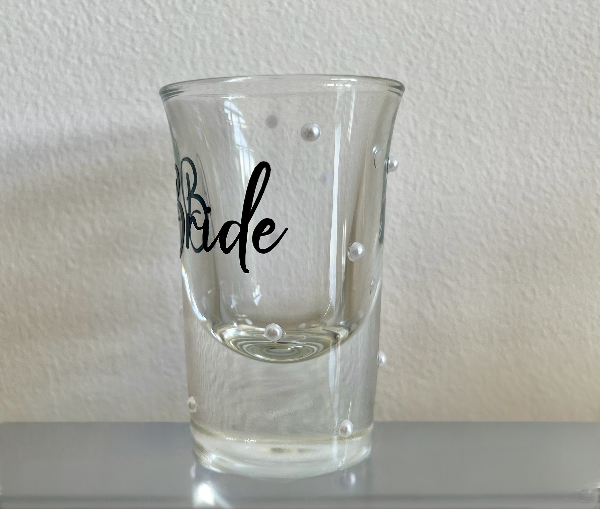 Personalised Bride & Groom Shot Glass Set | Custom Wedding Toast Keepsake Glasses