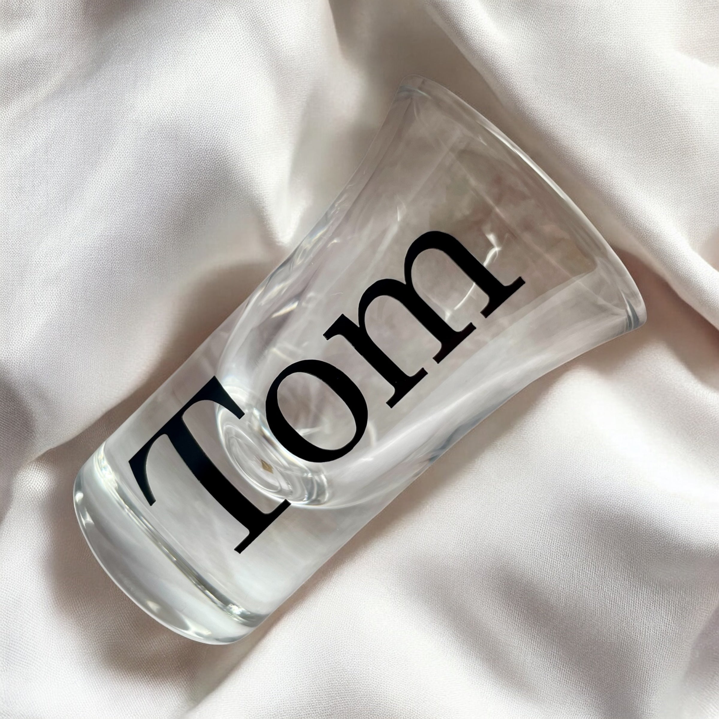 Personalised Name Shot Glass – Custom Gift with Any Name & Vinyl Colour Option