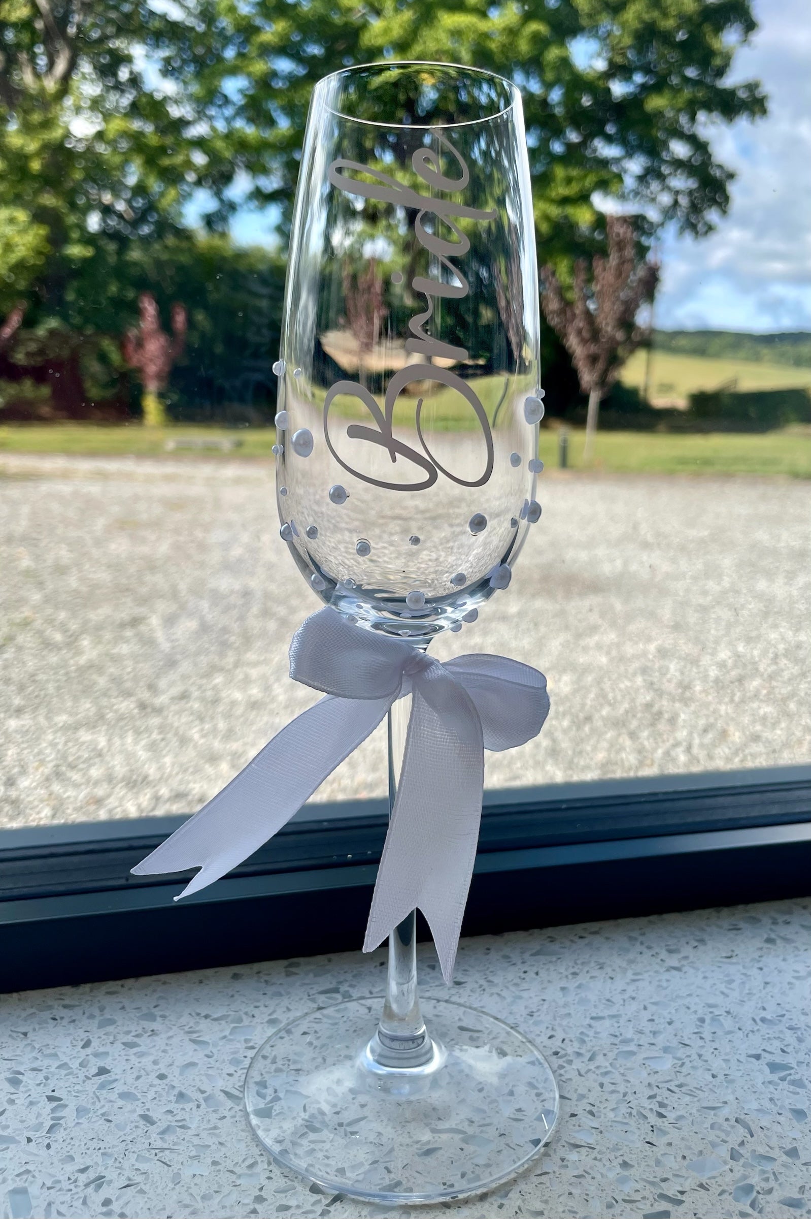 Personalised Wedding Champagne Flutes | Bride & Groom Toasting Glasses