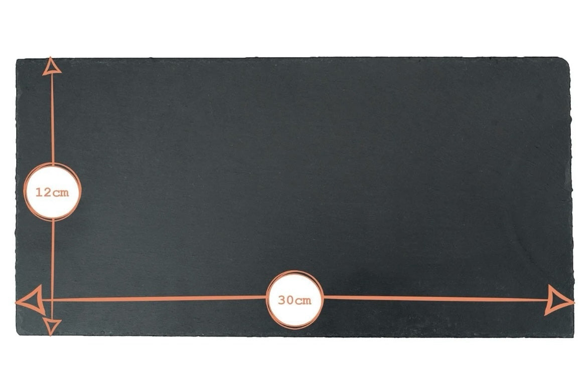 Personalised Family Slate Board | Engraved Christmas Serving Tray