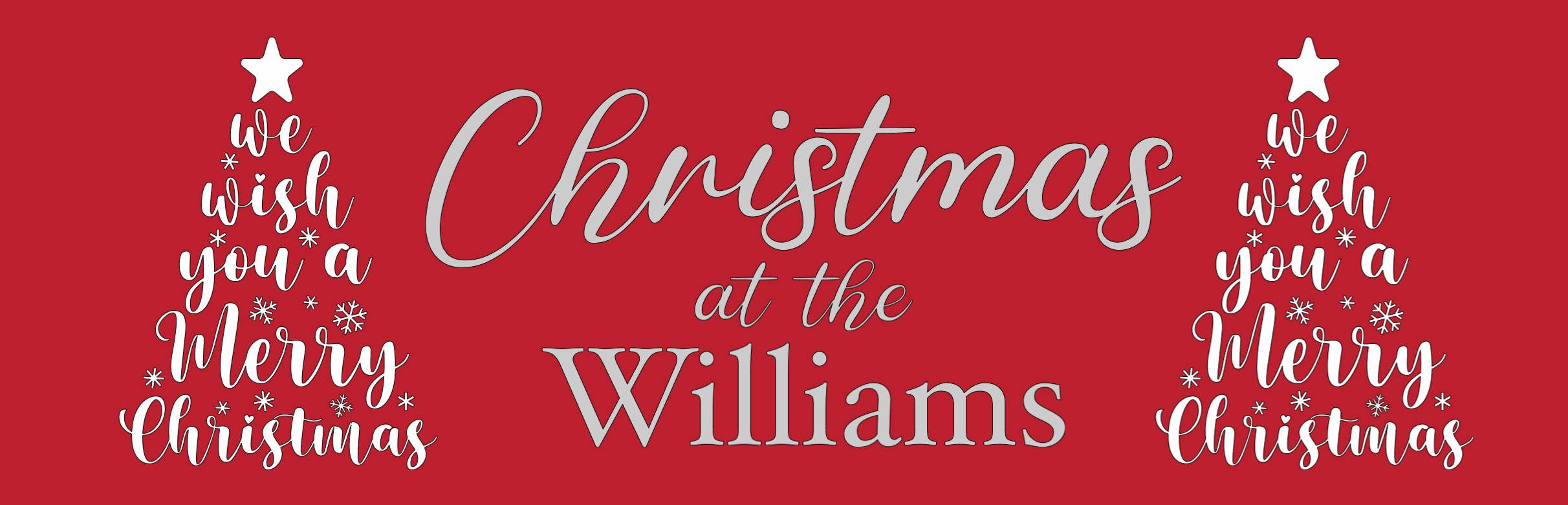 Personalised Christmas Table Runner – Custom Holiday Decor
