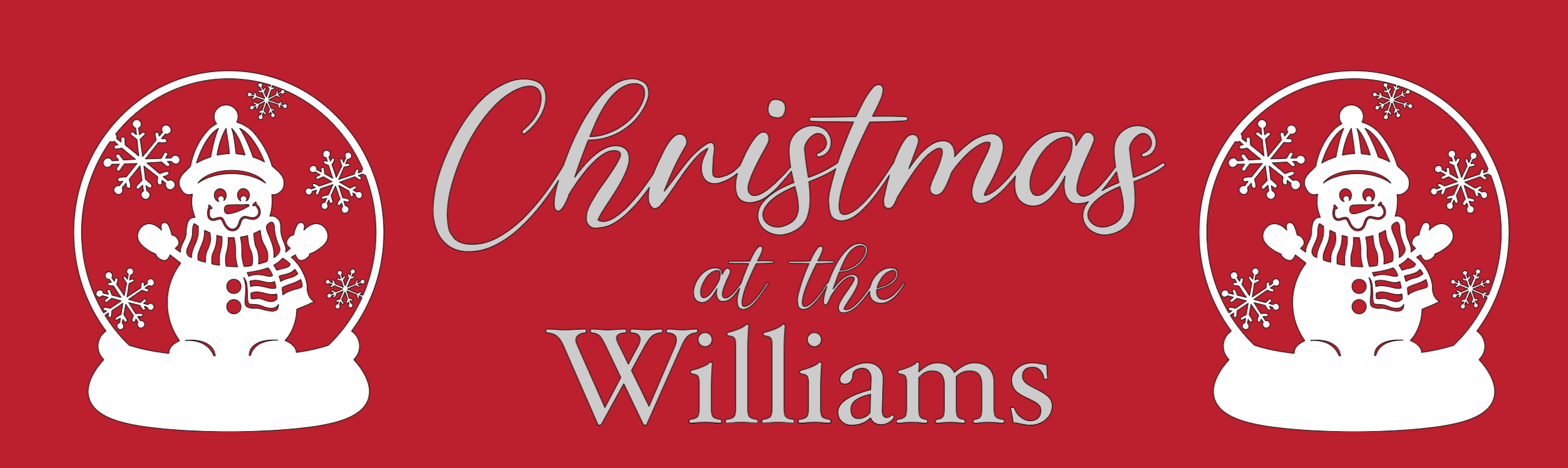 Personalised Christmas Table Runner – Custom Holiday Decor