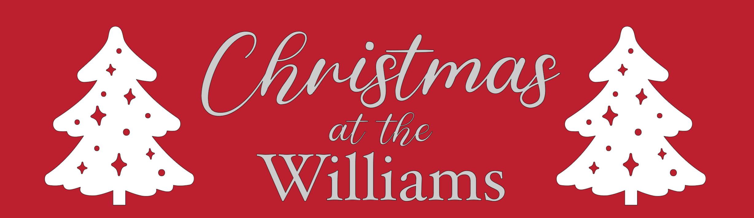 Personalised Christmas Table Runner – Custom Holiday Decor