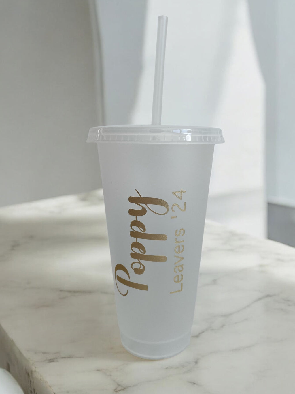 Personalised School Leavers Cold Cups – Custom Name Graduation Cups for Class of 2026