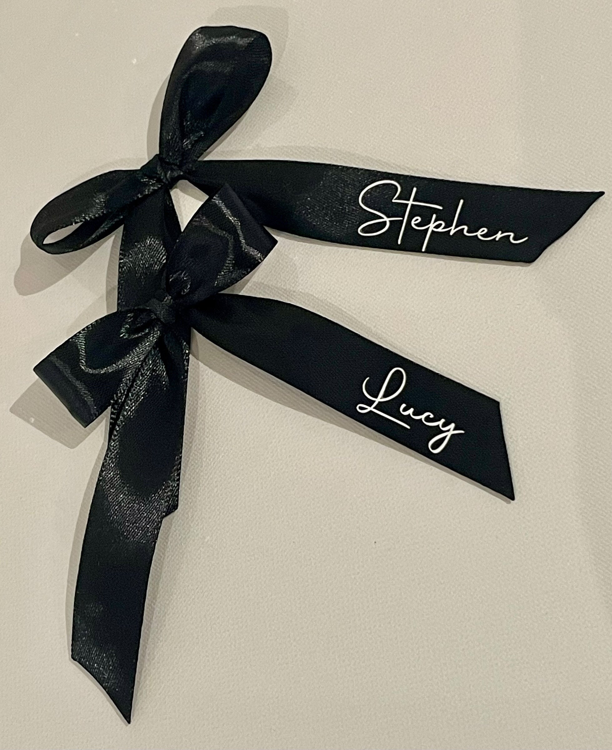Personalised Custom Iron-On Name Decals for Ribbons