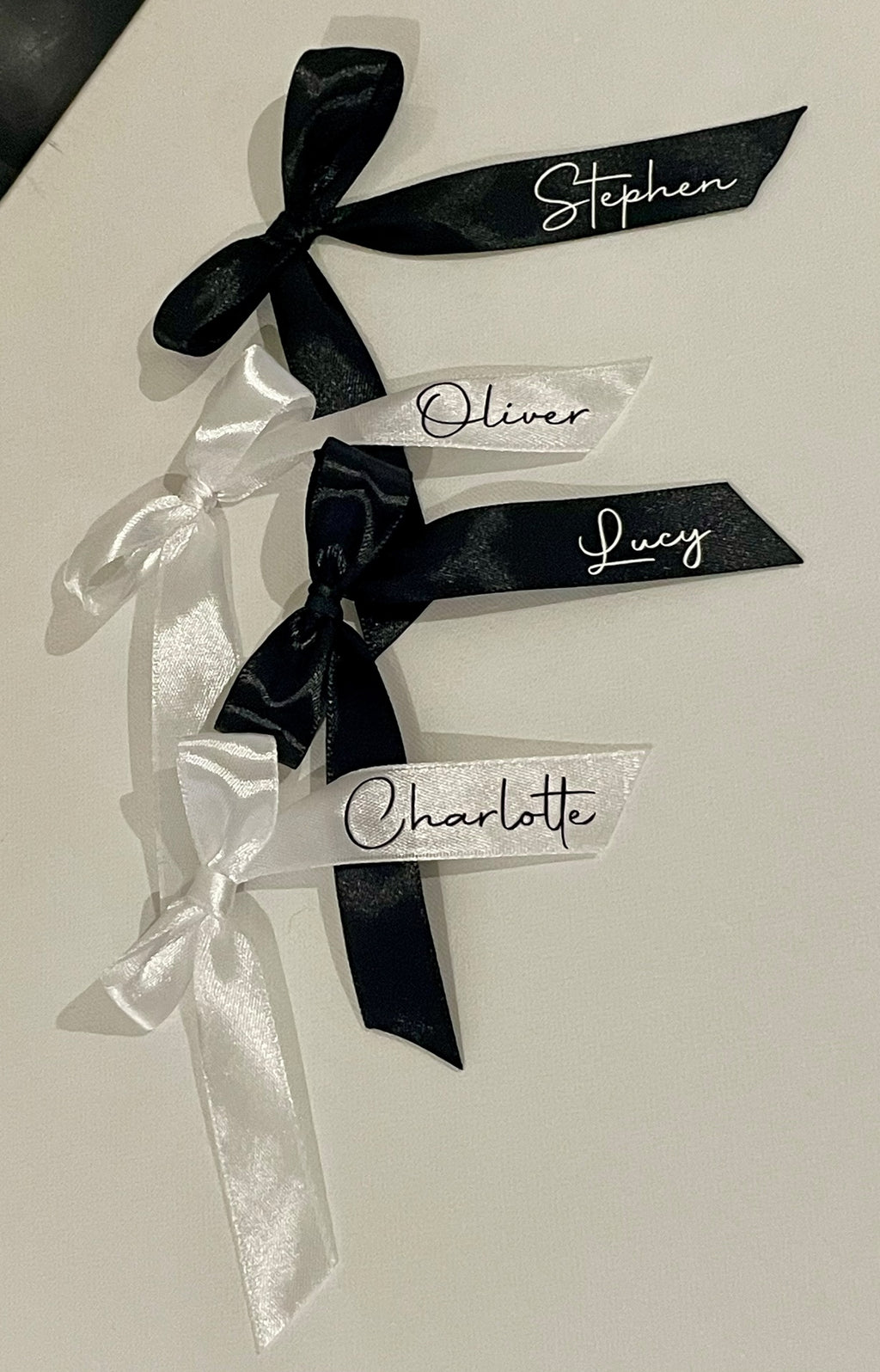 Personalised Custom Iron-On Name Decals for Ribbons