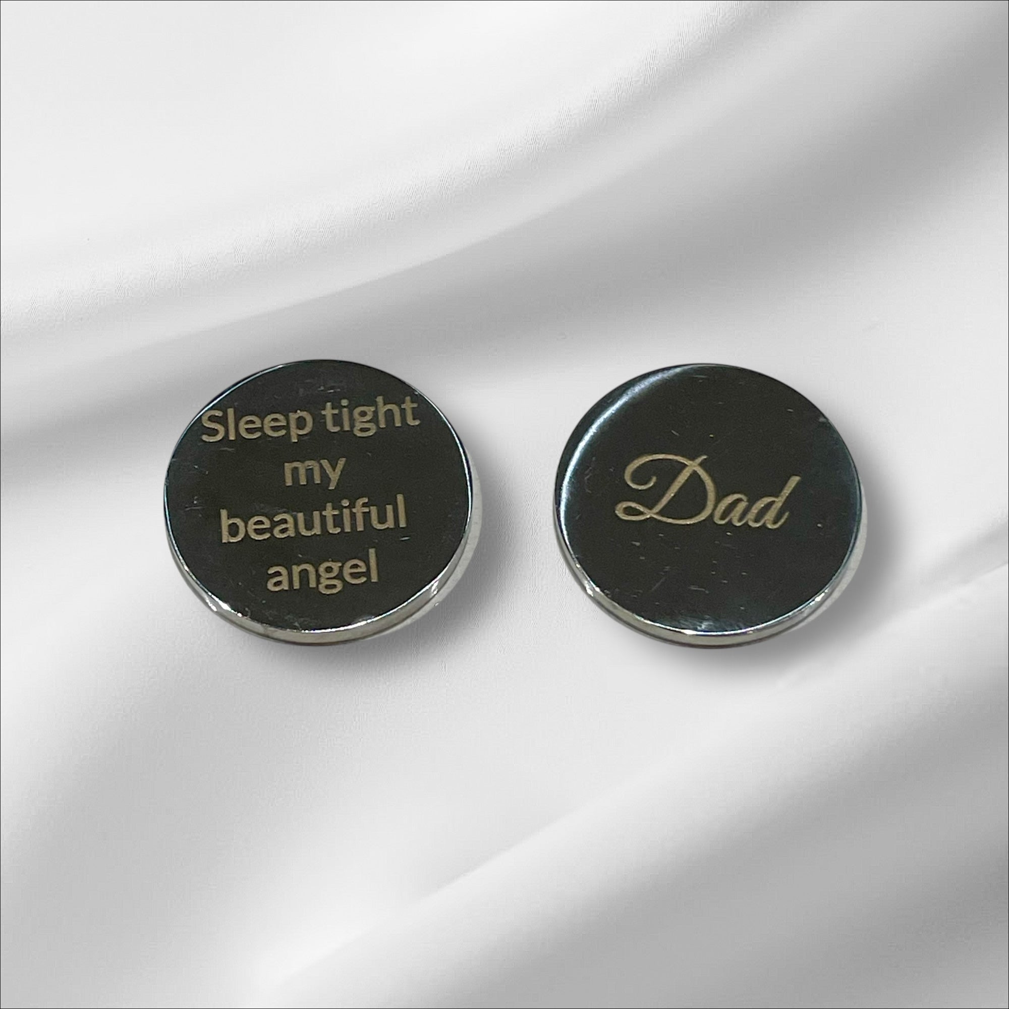 Personalised Memorial Memory Coin – In Loving Memory Keepsake | Funeral Remembrance Token