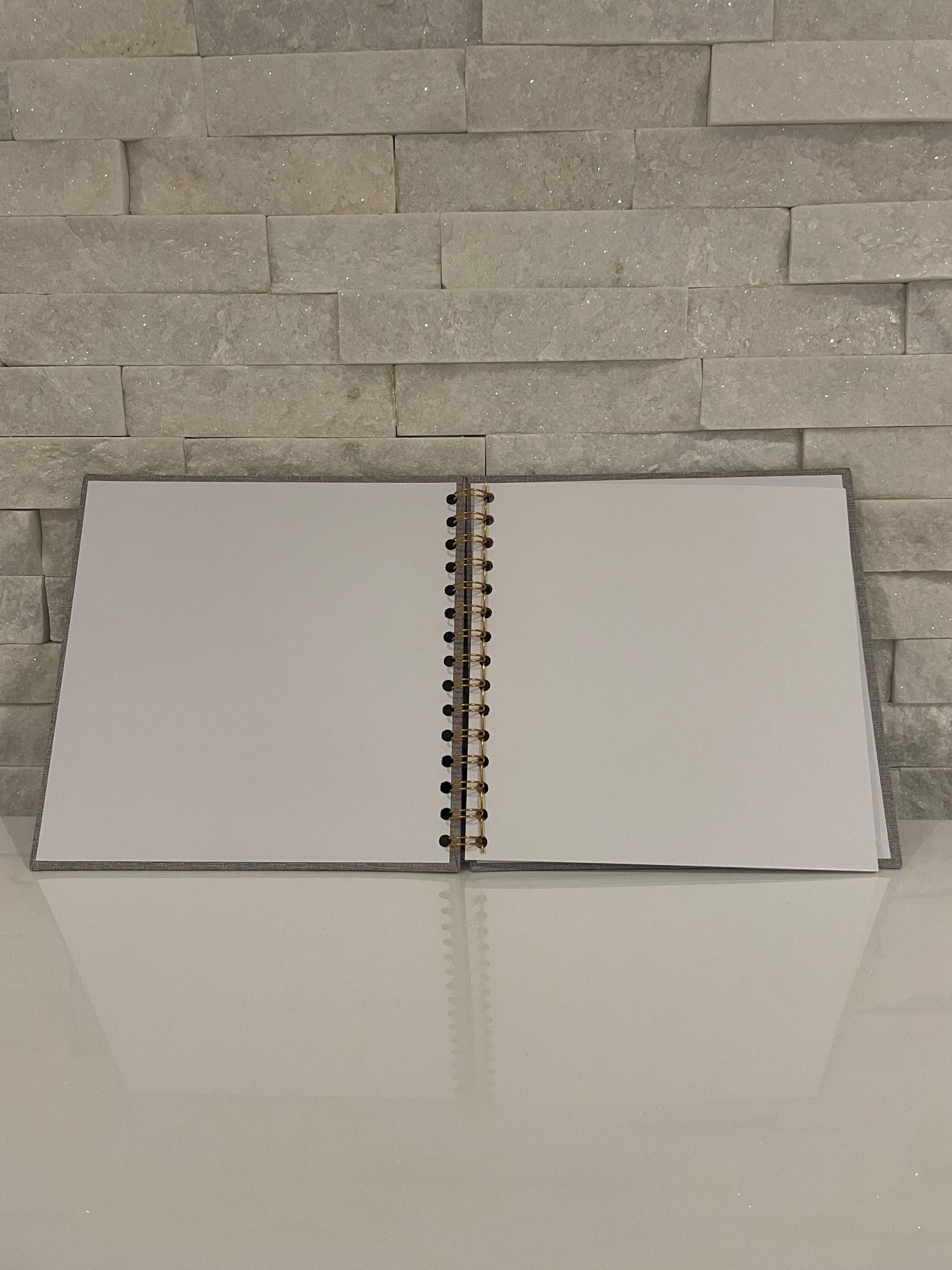 Personalised Memorial Guest Book – In Loving Memory Funeral Remembrance Book