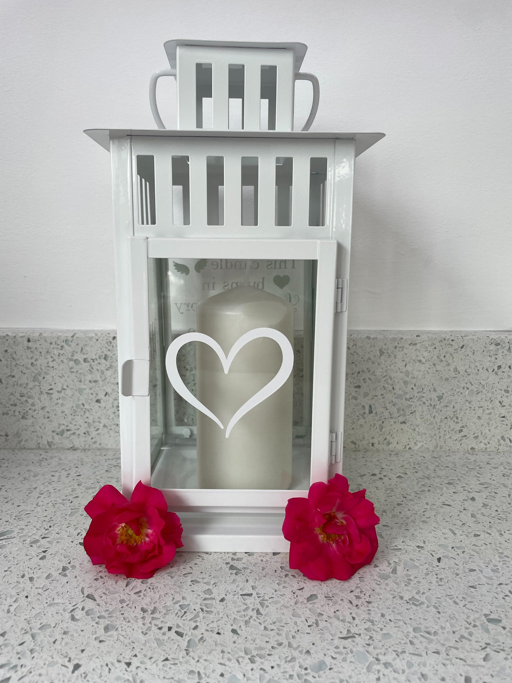 Personalised Memorial Lantern: Wedding Memory table piece