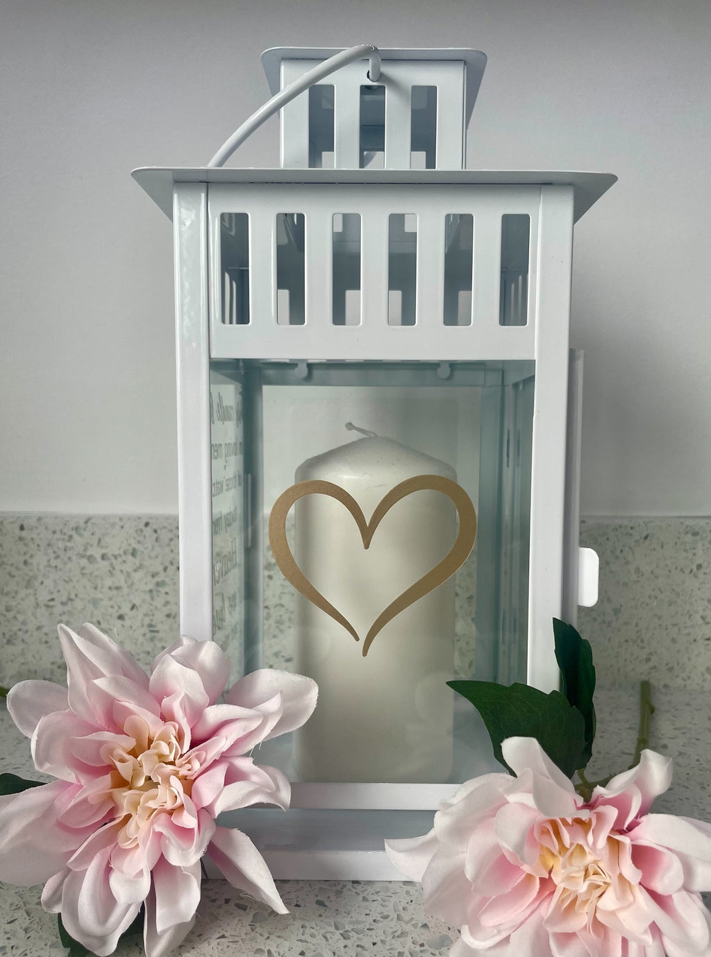 Personalised Memorial Wedding Lantern: Remembrance Candle Center piece