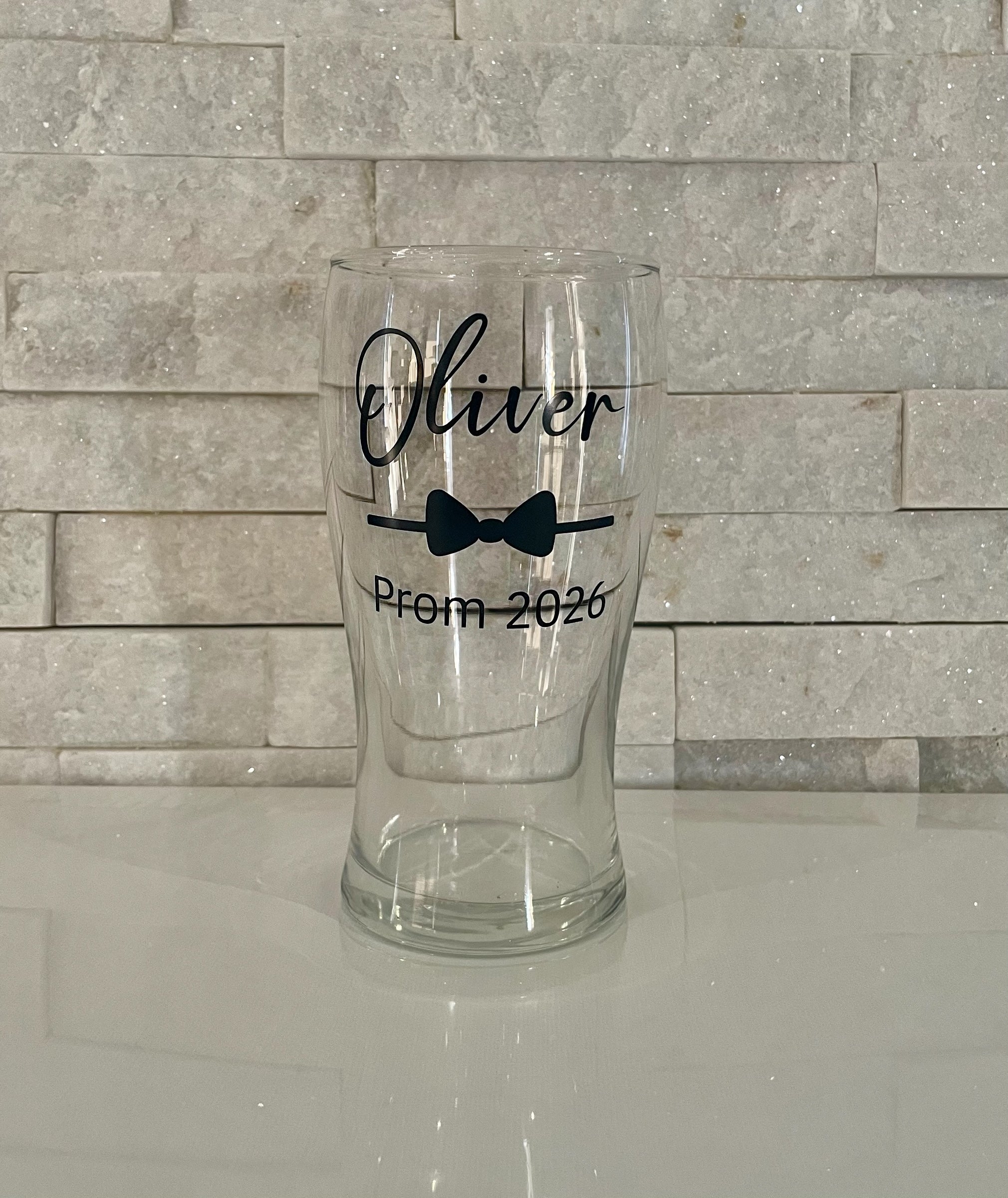 Personalised Boys Prom Set 2026 – Custom Hanger & Pint Glass