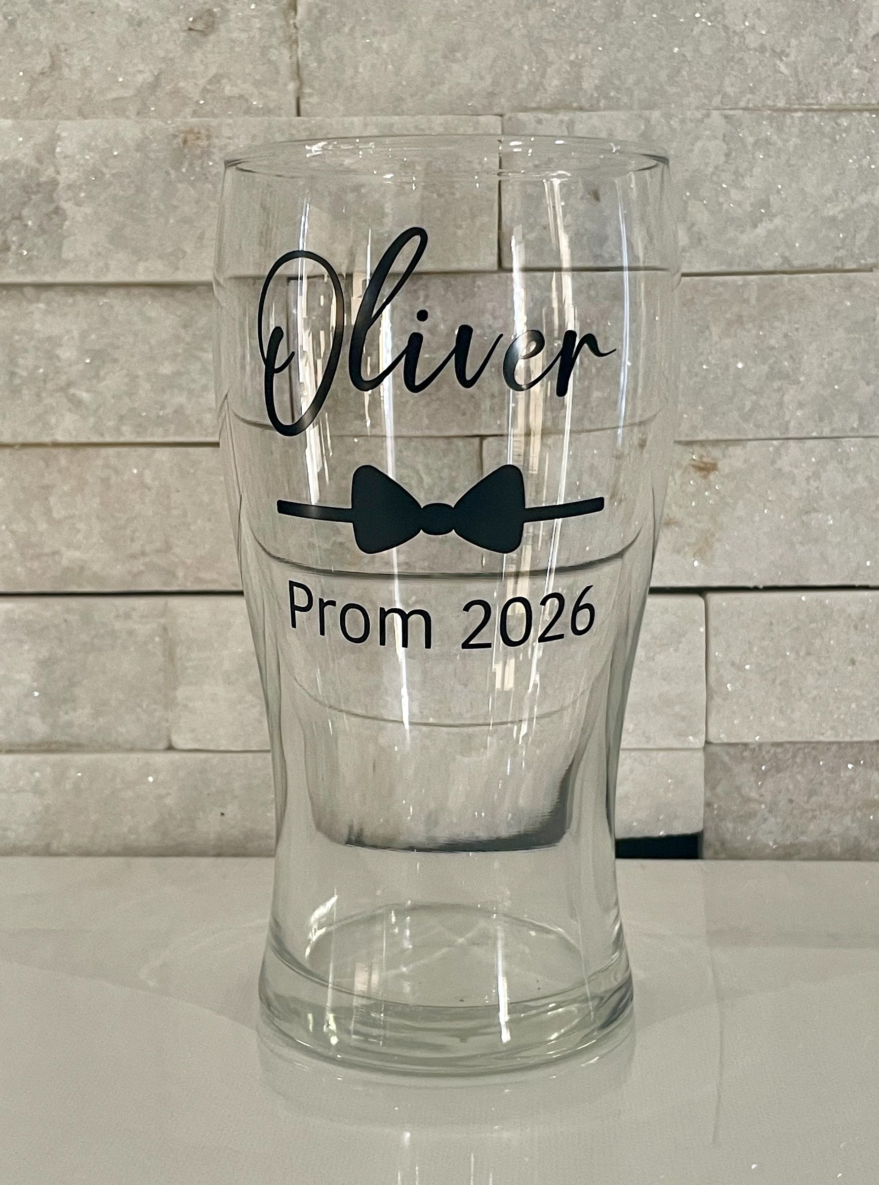 Personalised Boys Prom Set 2026 – Custom Hanger & Pint Glass